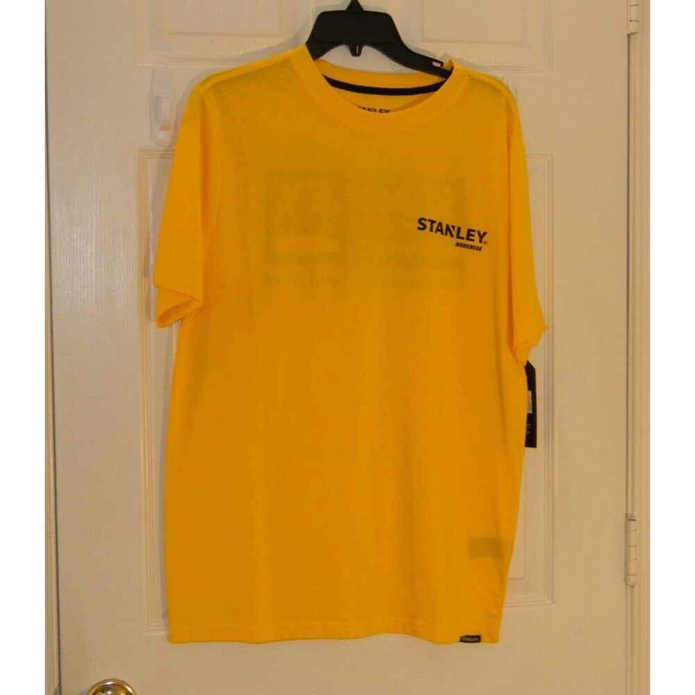 Stanley Workwear Neon Yellow Tee Size M NWT